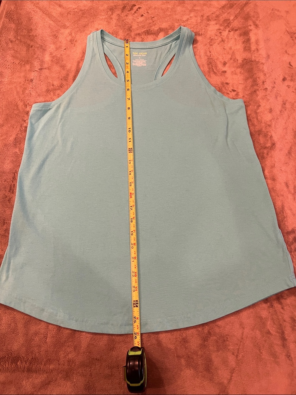 Tek Gear Light Blue Racerback Tank